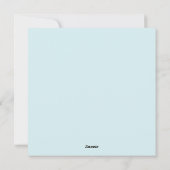 可愛いメリークリスマス シーズンカード (裏面)