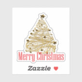可愛いメリークリスマス シール (シート)