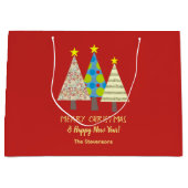 可愛いメリークリスマス ラージペーパーバッグ (正面)