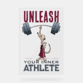 可愛いメルカトあなたの内側のアスリート漫画を解き放つ アクリルサイン (正面)