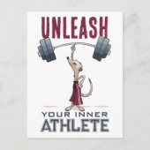 可愛いメルカトあなたの内側のアスリート漫画を解き放つ ポストカード (正面)