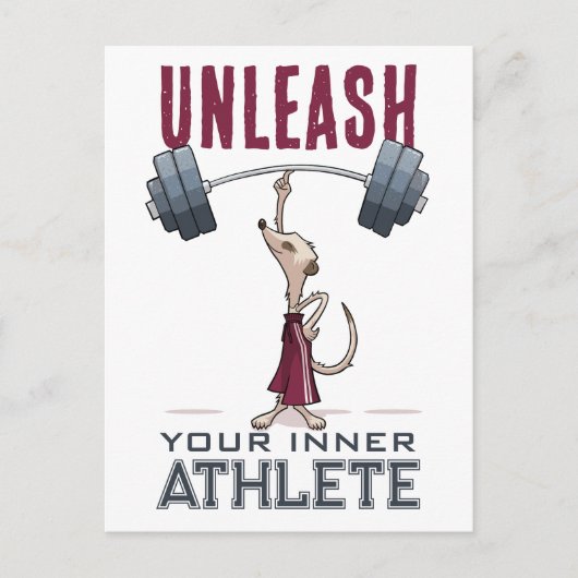 可愛いメルカトあなたの内側のアスリート漫画を解き放つ ポストカード (正面)