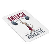 可愛いメルカトあなたの内側のアスリート漫画を解き放つ マグネット (右側)