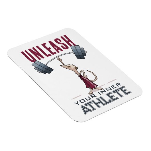 可愛いメルカトあなたの内側のアスリート漫画を解き放つ マグネット (右側)