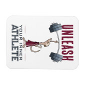 可愛いメルカトあなたの内側のアスリート漫画を解き放つ マグネット (横)