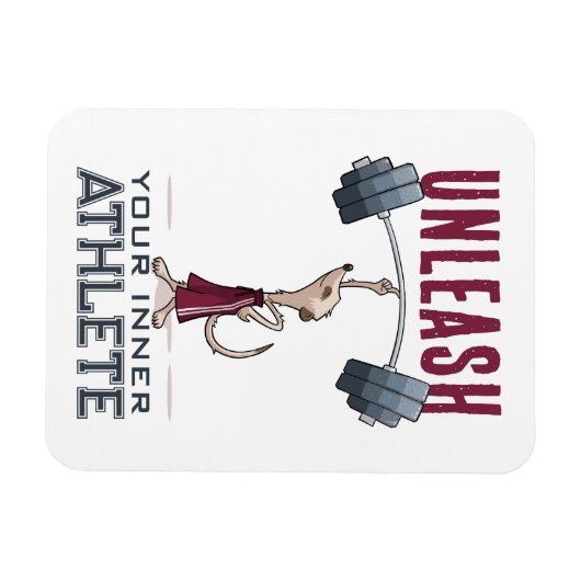 可愛いメルカトあなたの内側のアスリート漫画を解き放つ マグネット (横)