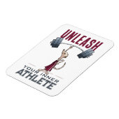 可愛いメルカトあなたの内側のアスリート漫画を解き放つ マグネット (左側)