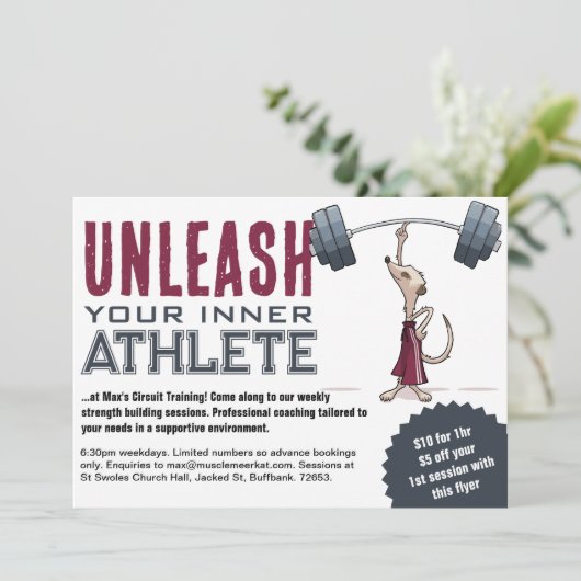 可愛いメルカトあなたの内側のアスリート漫画を解き放つ 招待状 (スタンド正面)