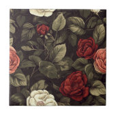 可愛いモザイクバラセラミックタイル入りスタイリッシュ口 タイル (正面)