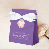 可愛いモダンいくつかのバニー1st日紫パステルピンク フェイバーボックス