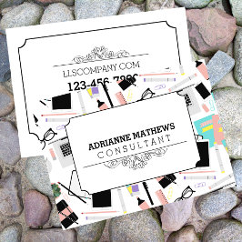 可愛いモダンカスタムデスクトップのパターン 名刺