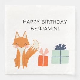 可愛いモダンキツネパーティー