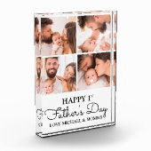 可愛いモダンコラージュのハッピーファースト・デー フォトブロック (左)