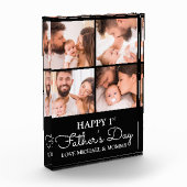 可愛いモダンコラージュのハッピーファースト・デー フォトブロック (左)