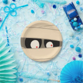 可愛いモダンタイポグラフィミイムモンスターハロウィーン ペーパープレート (パーティー)