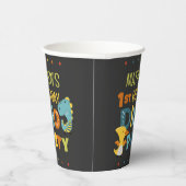 可愛いモダンディノ恐竜キッズバースデーパーティー 紙コップ (右)