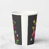 可愛いモダンディノ恐竜キッズバースデーパーティー 紙コップ (右)