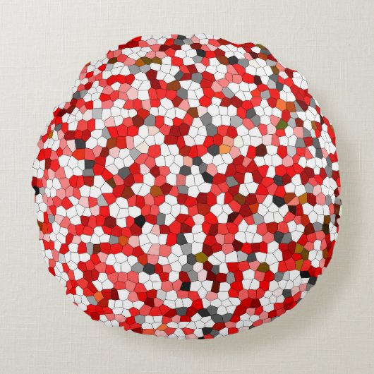 可愛いモダントレンディー ラウンドクッション (正面)