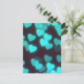 可愛いモダンハート ポストカード (スタンド正面)