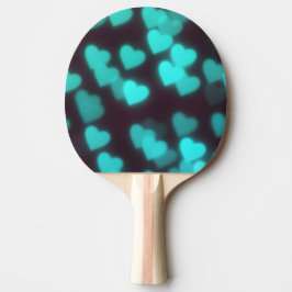可愛いモダンハート 卓球ラケット