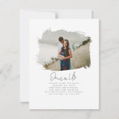 可愛いモダンミニマリストが参加する日付写真を保存 セーブザデート (正面)