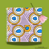 可愛いモダン抽象芸術アートワーク ノートブック