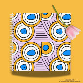 可愛いモダン抽象芸術アートワーク ノートブック