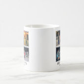 可愛いモダン最高のママ |写真のコラージュ コーヒーマグカップ (中央)