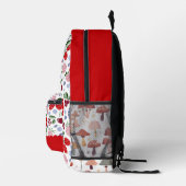 可愛いモダン果実とさくらんぼ柄 プリントバックパック (右)