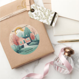 可愛いモダン永遠の里親養子縁組 ラウンドシール