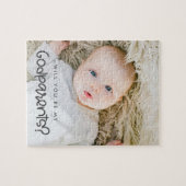 可愛いモダン私のゴッドペアレント写真になる ジグソーパズル (横)