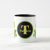 可愛いモノグラムカエル マグカップ (中央)