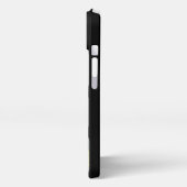 可愛いモノグラムカスタムドッグフォトアップルX|11|12|13|14 iPhoneケース (左側面)