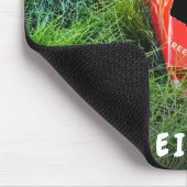 可愛いモノグラム写真 マウスパッド (コーナー)