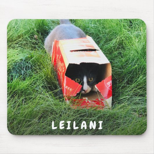 可愛いモノグラム写真 マウスパッド (正面)