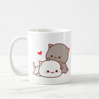 可愛いモモモチ コーヒーマグカップ
