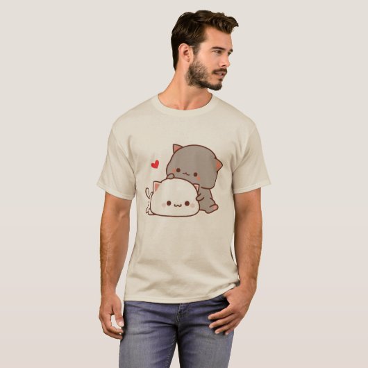 可愛いモモモチ Tシャツ (正面フル)