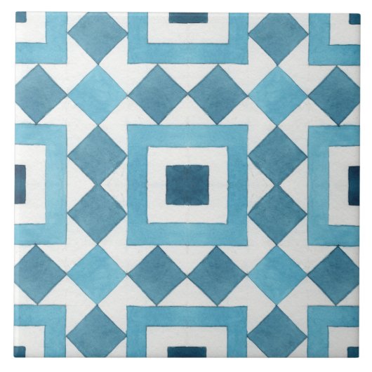 可愛いモロッコのタイル張りの装飾セラミックタイル タイル (正面)