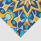 可愛いモロッコのタイル模様 薄葉紙 (詳細)