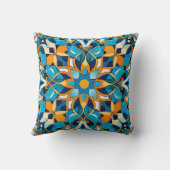 可愛いモロッコスタイル柄 クッション (裏面)