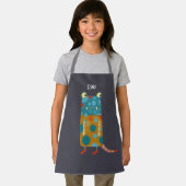 可愛いモンスタパーソナライズされたー エプロン (インサイチュ)