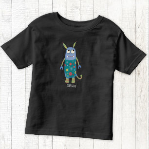 可愛いモンスタパーソナライズされたー トドラーTシャツ