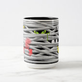 可愛いモンスターアイスマムミーハロウィーン ツートーンマグカップ (中央)