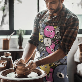 可愛いモンスター エプロン