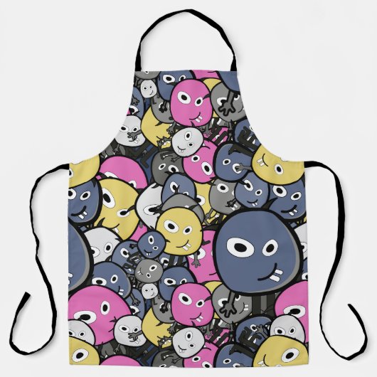 可愛いモンスター エプロン (正面)