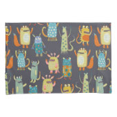 可愛いモンスター 枕カバー (正面右)