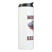 可愛いモーDENGセキュリティパパベビーヒッポパパ親 タンブラー (回転左)