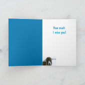 可愛いヤギ恋しく思「あなた!」 カード (内部)