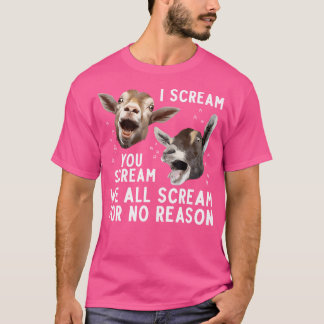 可愛いヤギ農家ヤギ恋人 Tシャツ