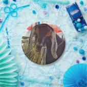 可愛いヤギ長耳の写真 ペーパープレート (パーティー)